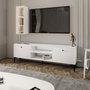 Hanah Home Mueble de TV Blanco